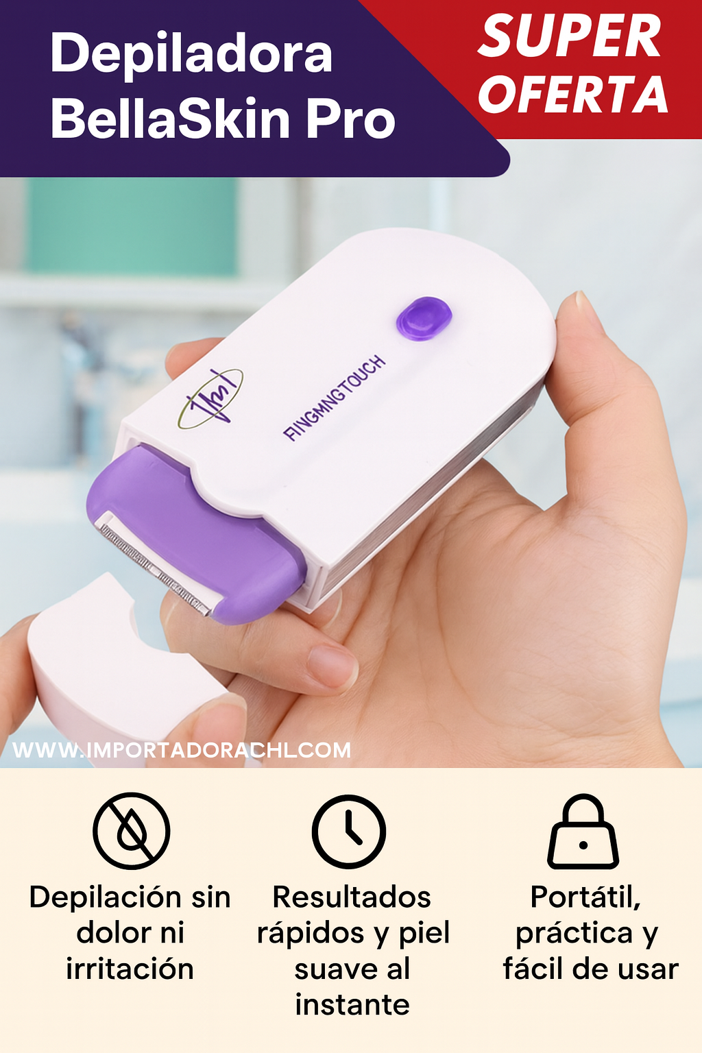 Depiladora BellaSkin Pro